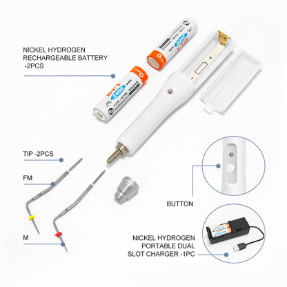 Portable Wireless Rechargeable Dental Obturation Pen