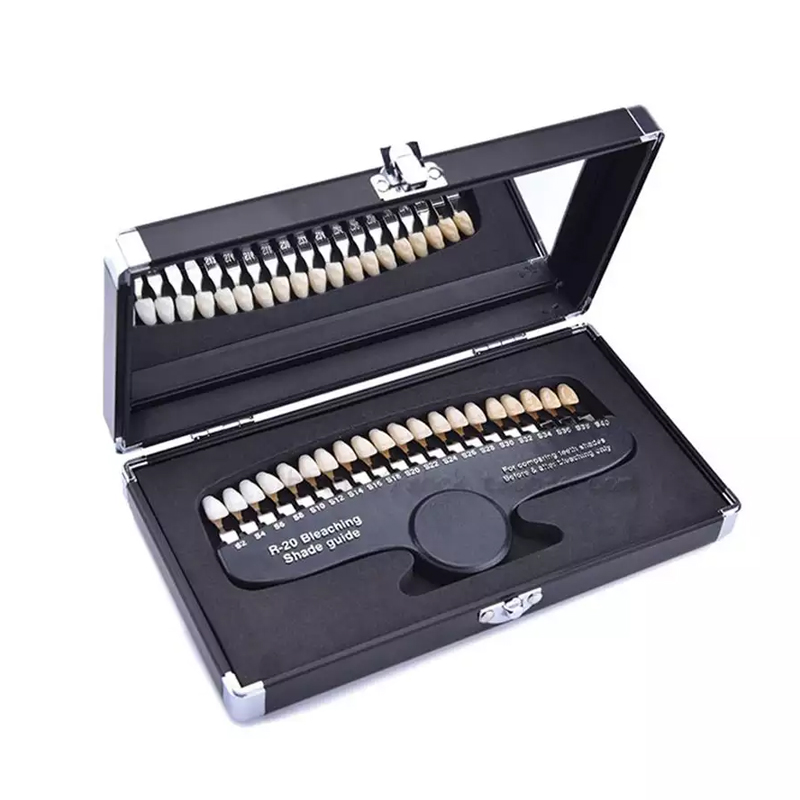 Teeth Whitening Teeth Shade Guide with Mirror