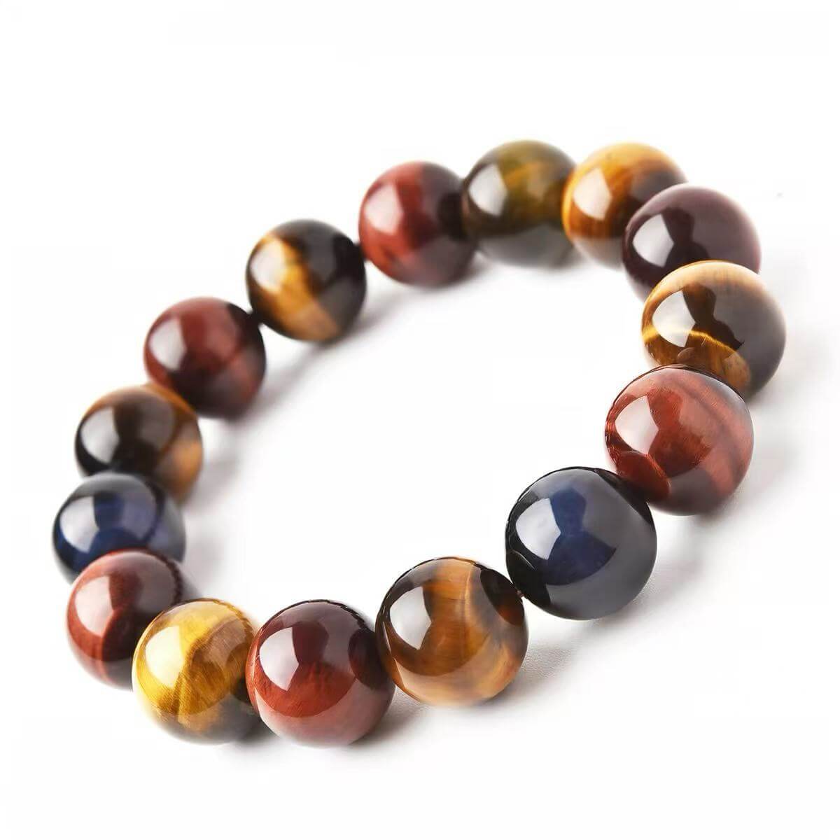 Natural Rainbow Tiger's Eye Bracelet