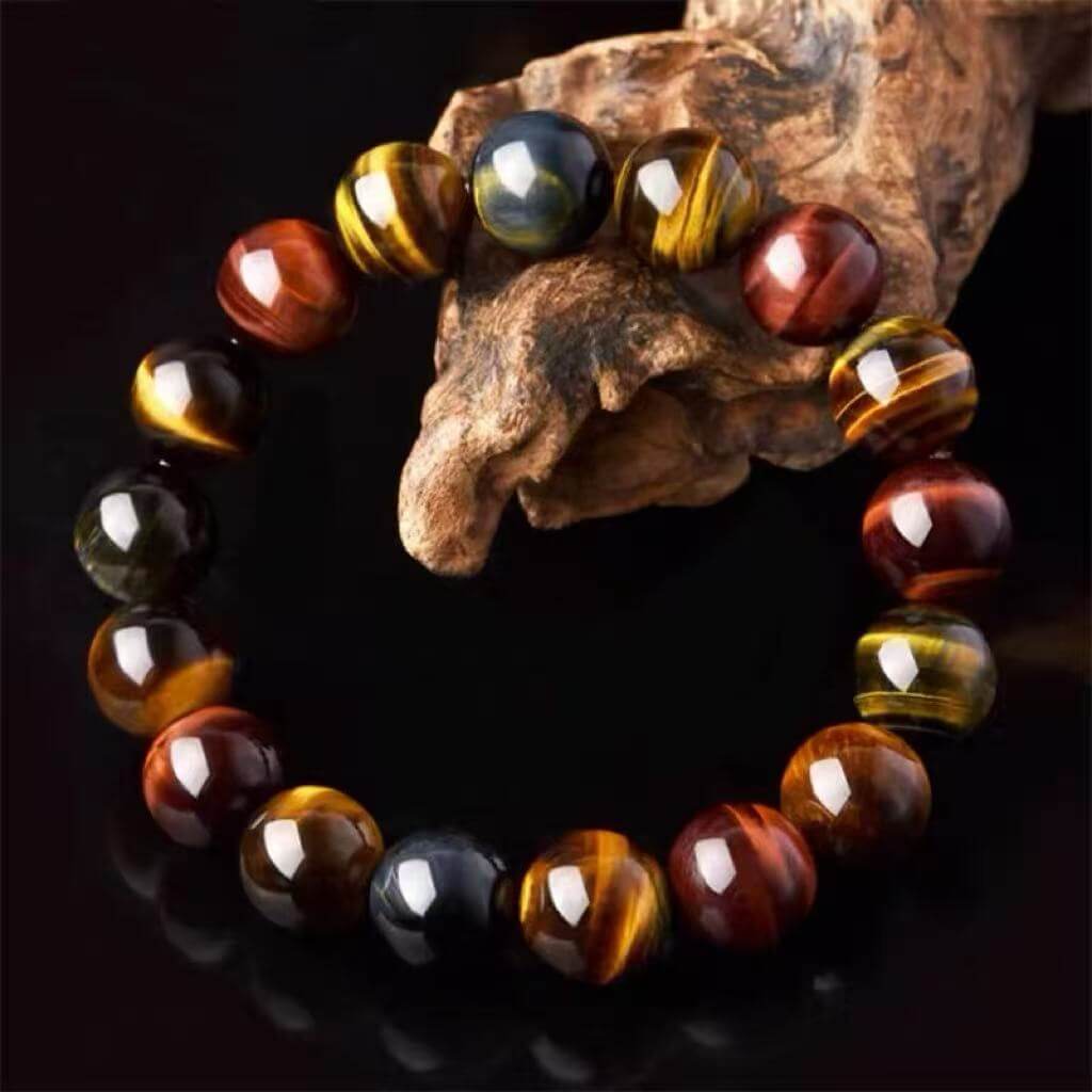 Natural Rainbow Tiger's Eye Bracelet