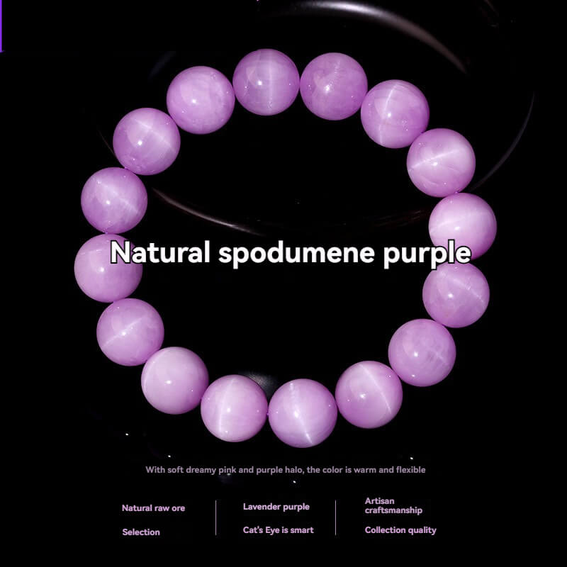 Natural Kunzite Crystal Bracelet