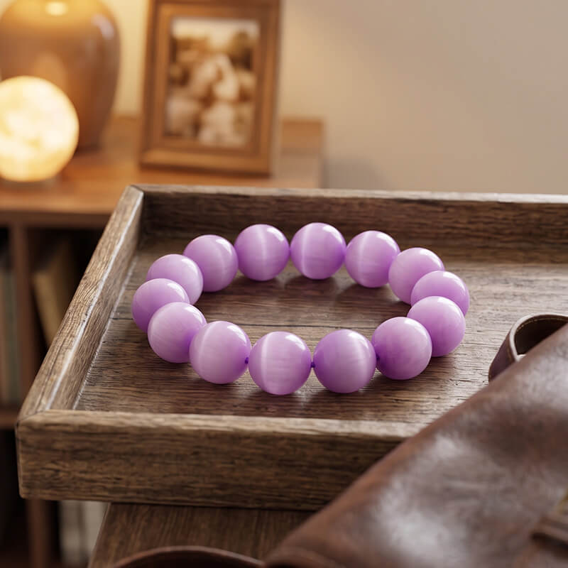 Natural Kunzite Crystal Bracelet