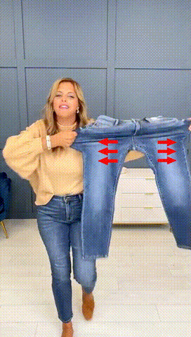 Butt lifting Judy blue jeans that have a built in tummy control panel!