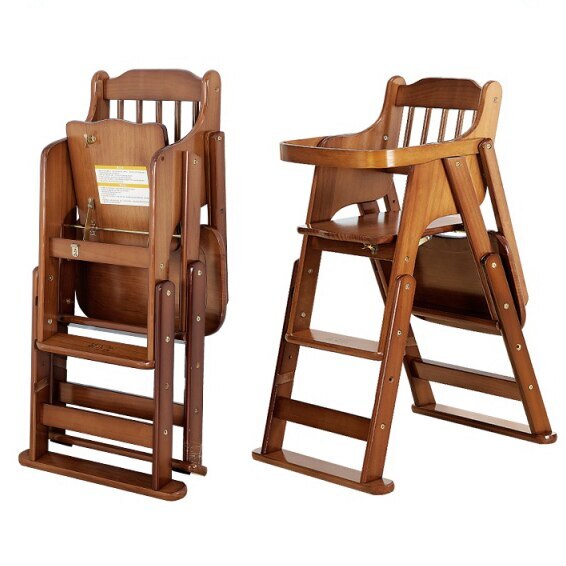 Wooden Baby Dining Chair Baby Feeding Chair
