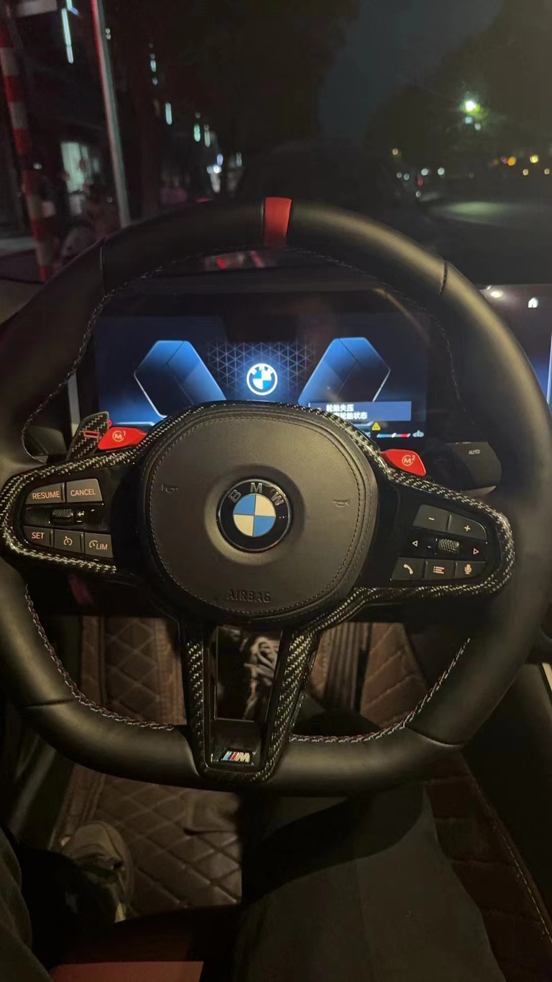 CS steering wheel for BMW car