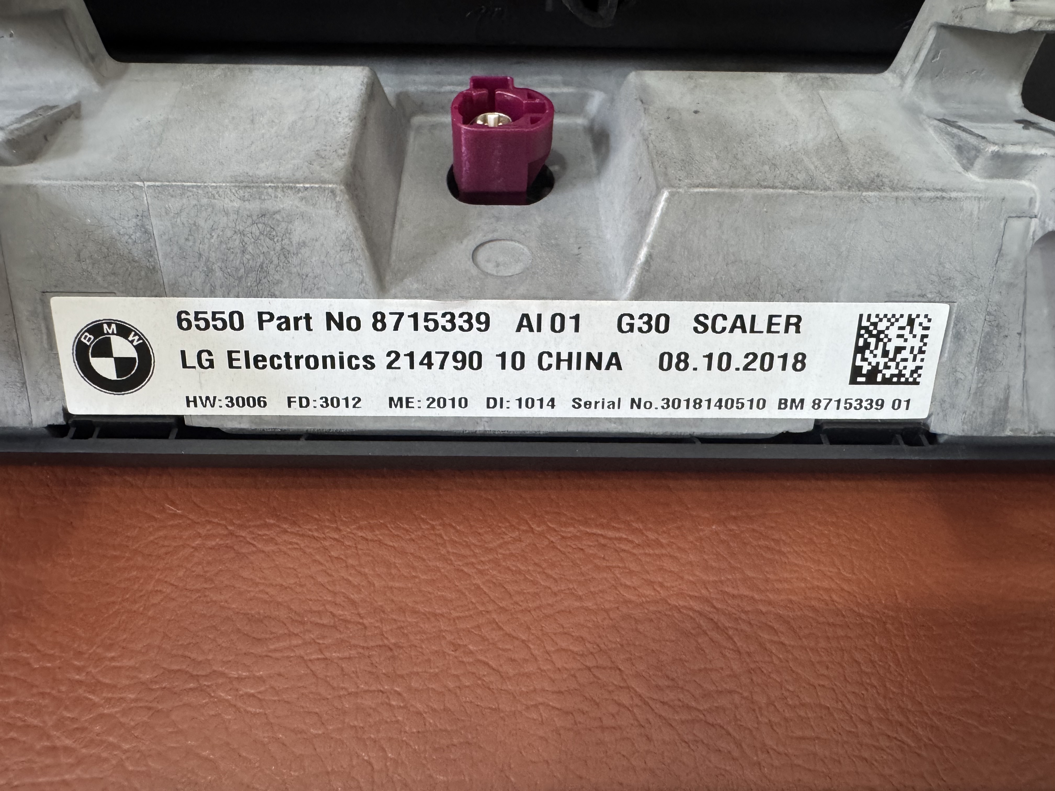 BMW G30 10.25 inch touch screen