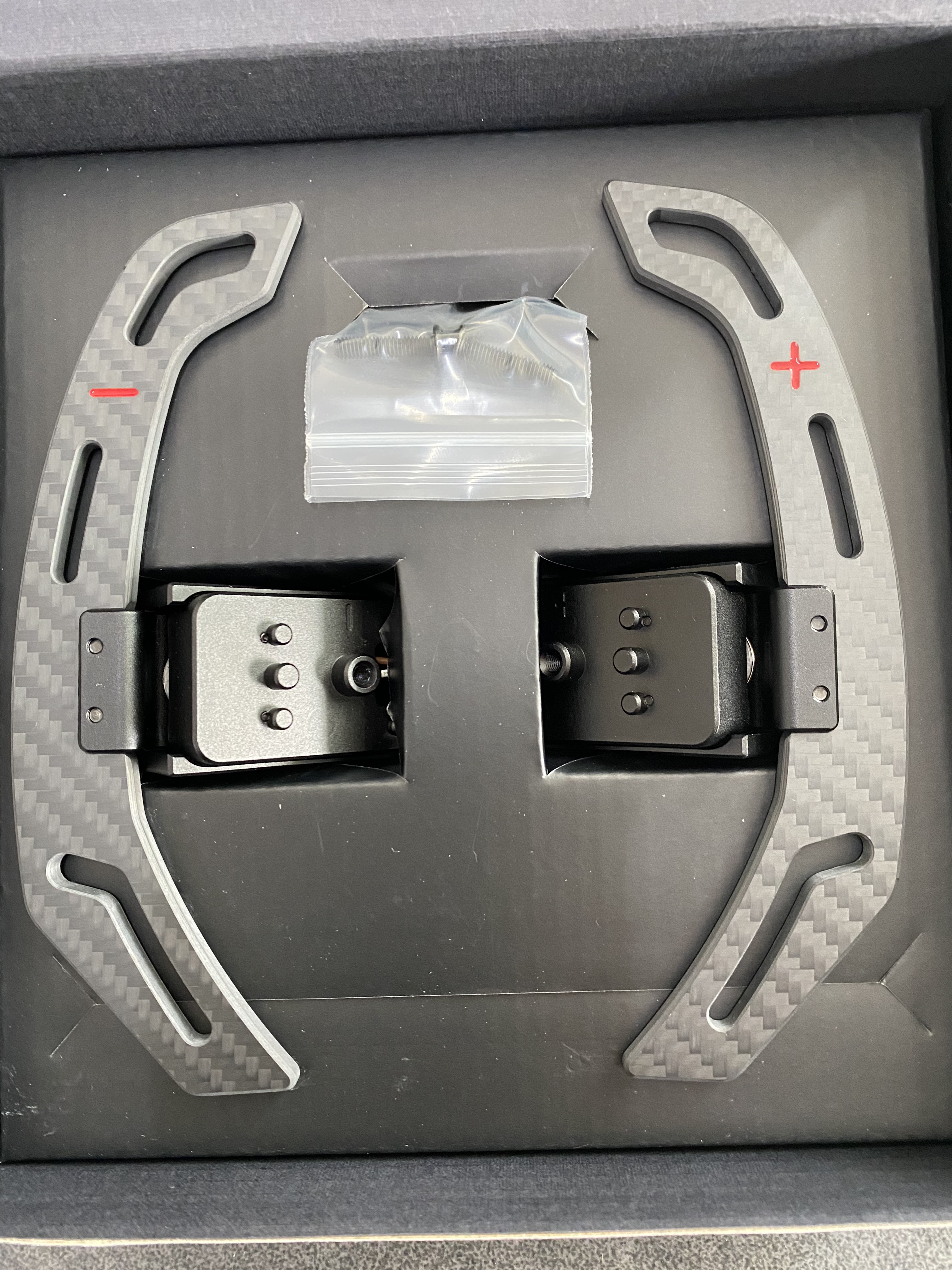 Carbon fiber shift paddle