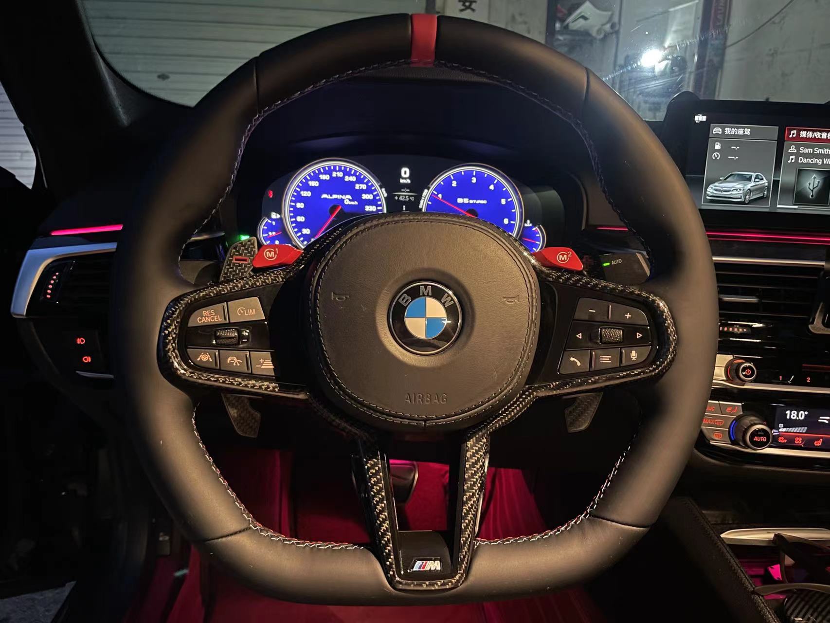 CS steering wheel for BMW car