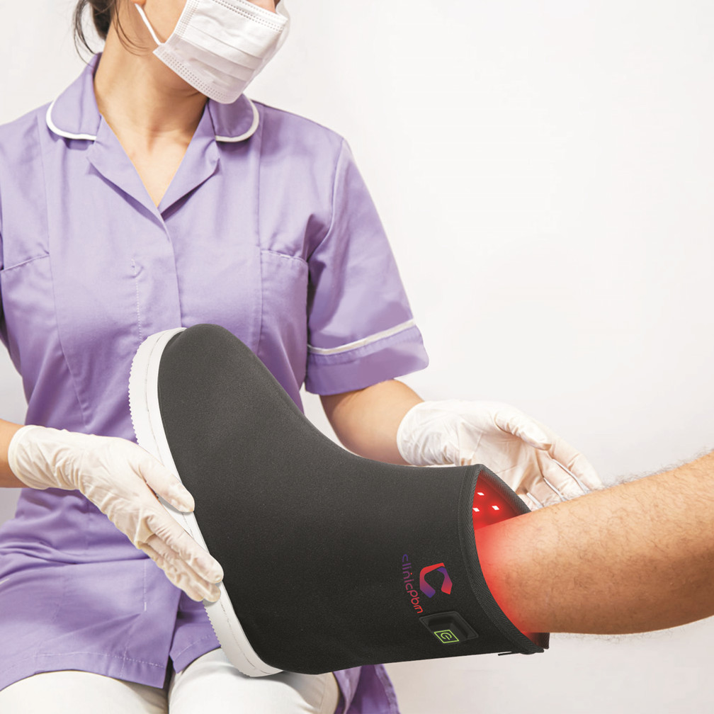 ClinicPBM Boot Red Light Therapy Battery Powered --- One Size Fits All