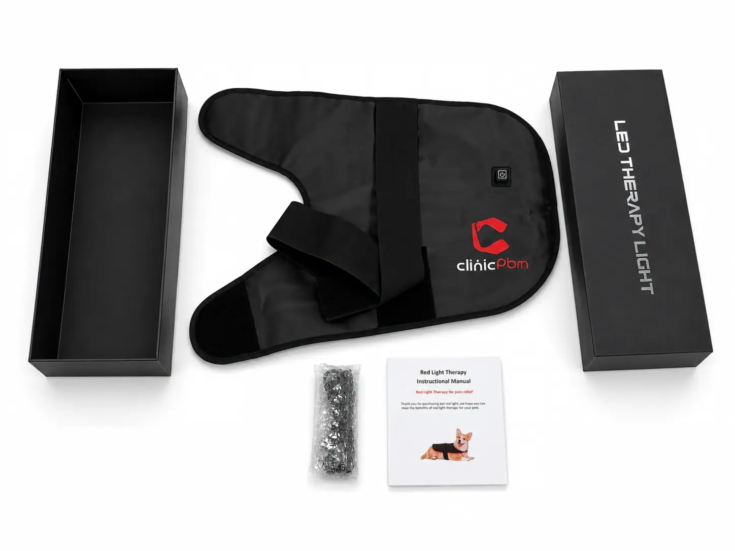 Dog Red Light Therapy Bundle (Full Body Mat + Leg Wrap) | ClinicPBM