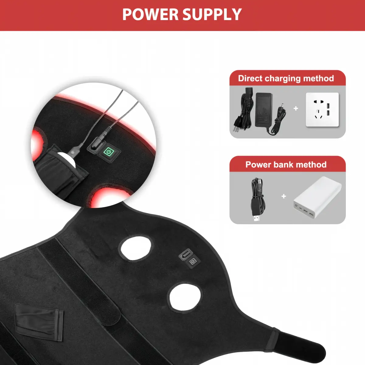 ClinicPBM Equine Red Light Therapy Poll Cap – Size for Pony