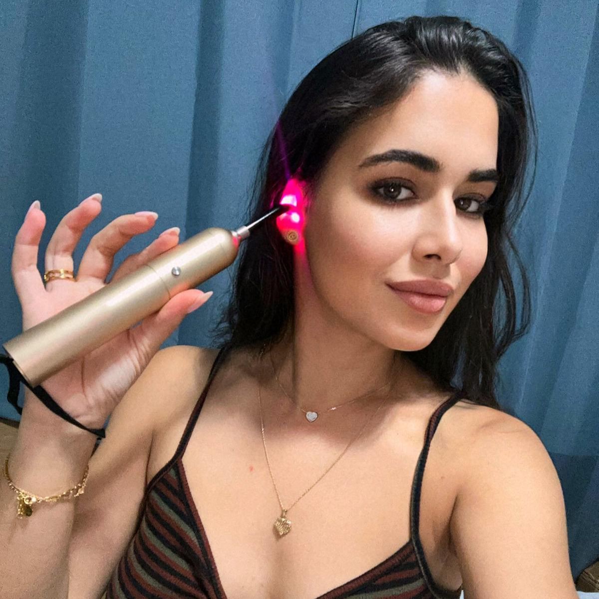 ClinicPBM Red Light Therapy Torch Device for Cold Sore, Nose, Blisters, Healing, Pain Relief