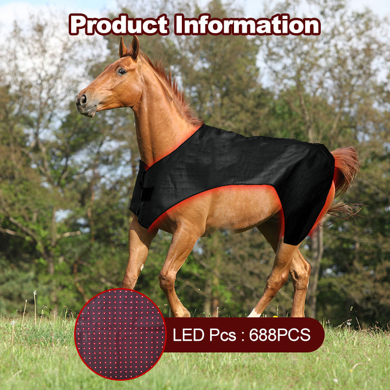ClinicPBM Advanced Full-Body Equine Red Light Therapy Blanket (Built-in Battery)