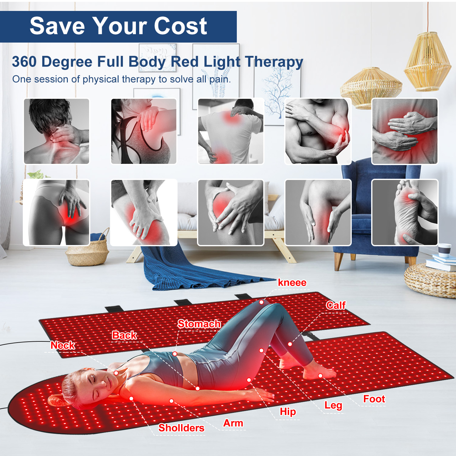 Home Use Full Body Red Light Therapy Sleeping Bag 