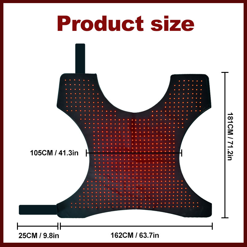 ClinicPBM Advanced Full-Body Equine Red Light Therapy Blanket (Built-in Battery)