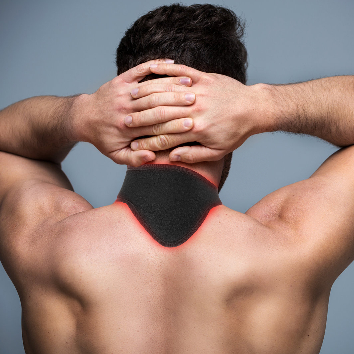 Red Light Therapy Neck Wrap (Built-in Battery) - ClinicPBM