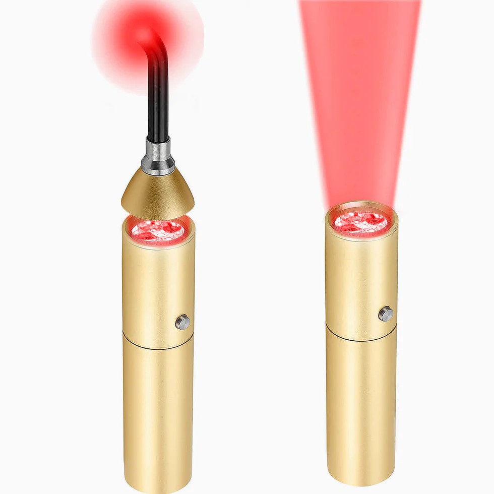 ClinicPBM Red Light Therapy Torch Device for Cold Sore, Nose, Blisters, Healing, Pain Relief
