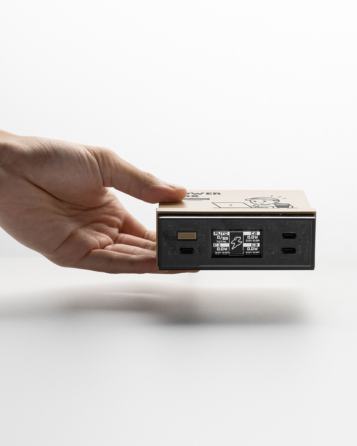 ARSMEL x TEGIC QB-65W Desktop GaN Charging Station