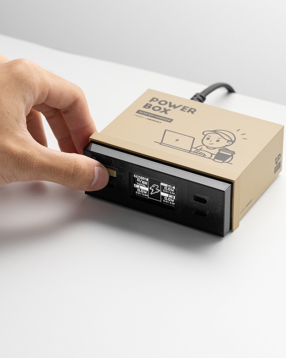 ARSMEL x TEGIC QB-65W Desktop GaN Charging Station