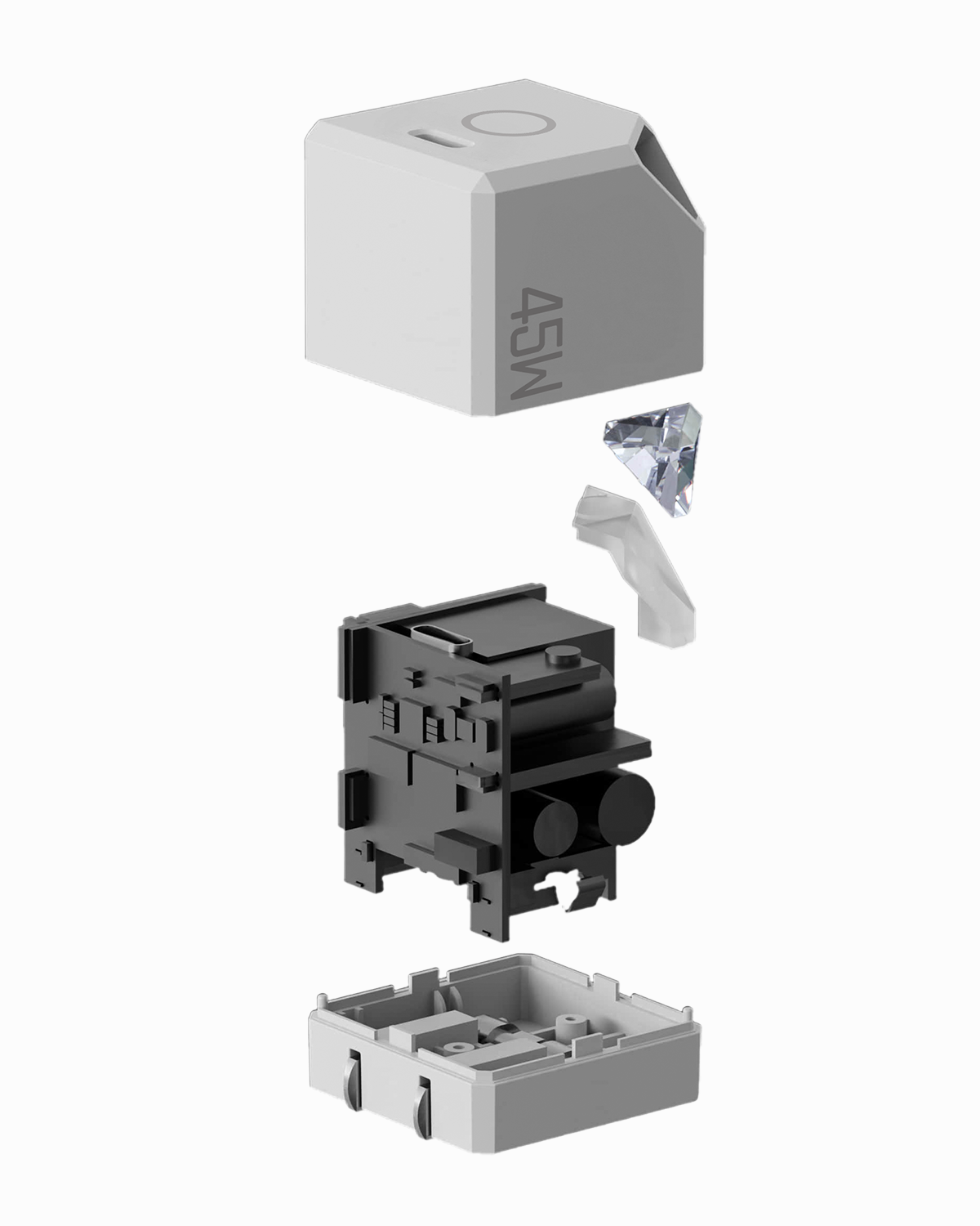 ARSMEL x TEGIC Crystal 45W GaN Fast Charger