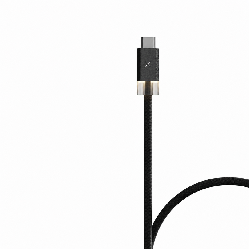 ARSMEL x TEGIC Maze Magnetic USB-C Cable (240W, LED, Braided, 1m)