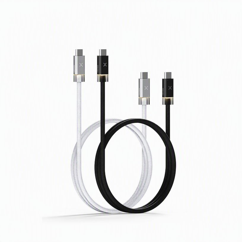 ARSMEL x TEGIC Maze Magnetic USB-C Cable (240W, LED, Braided, 1m)