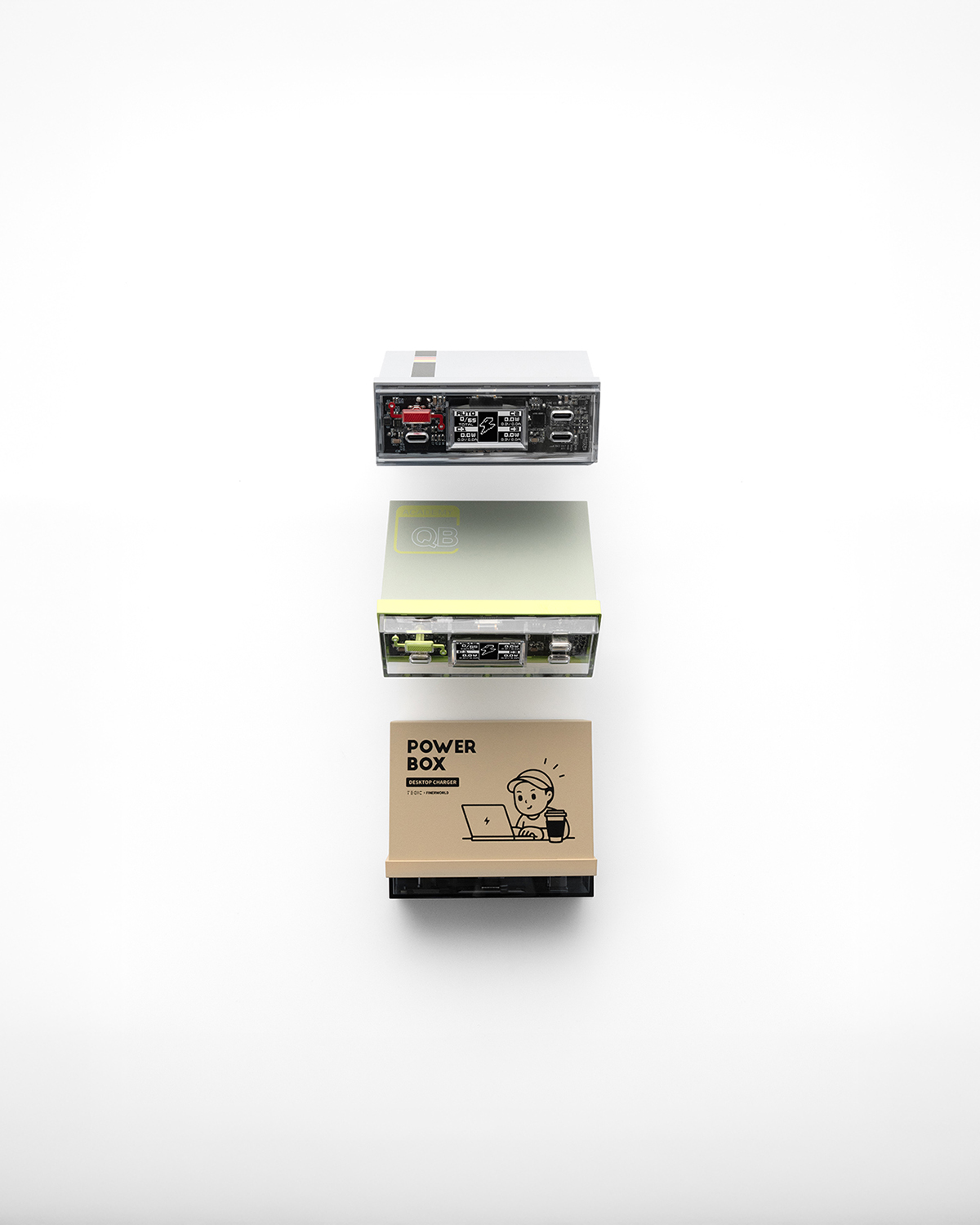 ARSMEL x TEGIC QB-65W Desktop GaN Charging Station