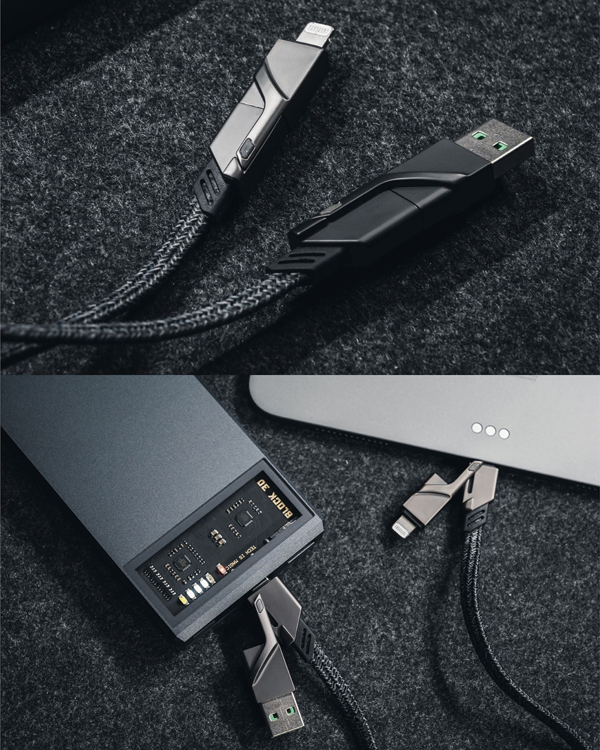 ARSMEL x Tegic ONIX VI Max 100W 4-in-1 Fast Charging Cable