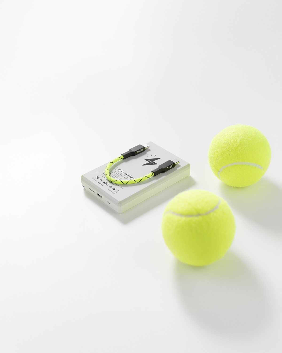 ARSMEL x TEGIC 100W Magnetic Short Braided USB-C Cable (16cm)