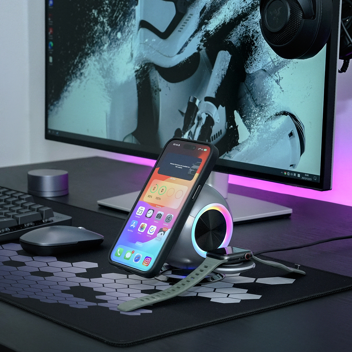 ARSMEL HALO I 3-in-1 Wireless Charging Station