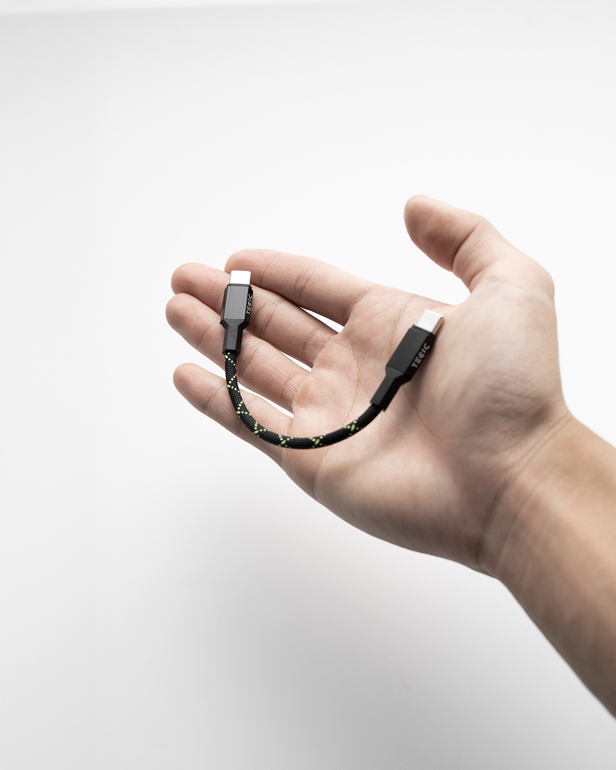 ARSMEL x TEGIC 100W Magnetic Short Braided USB-C Cable (16cm)