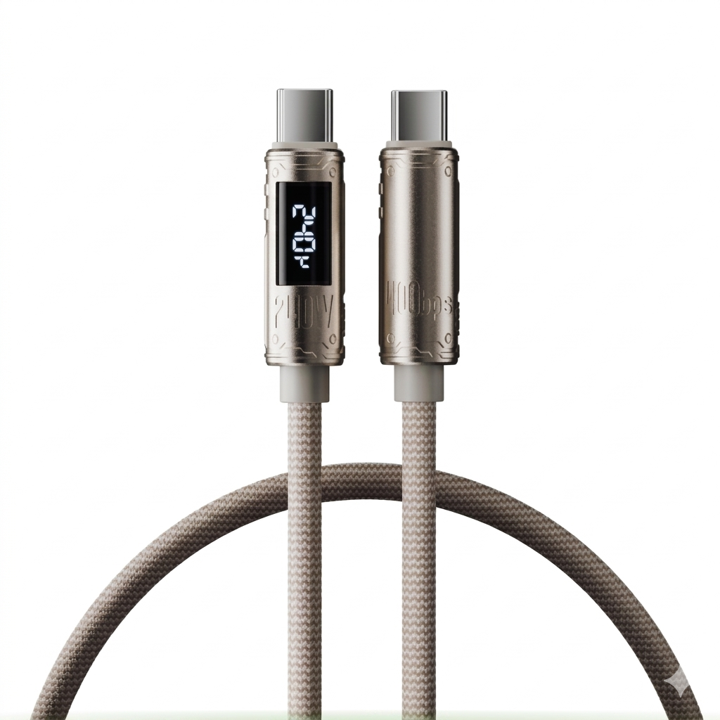 ARSMEL HyperLink T5 Pro USB-C Cable (Thunderbolt 5, 240W, 1m)