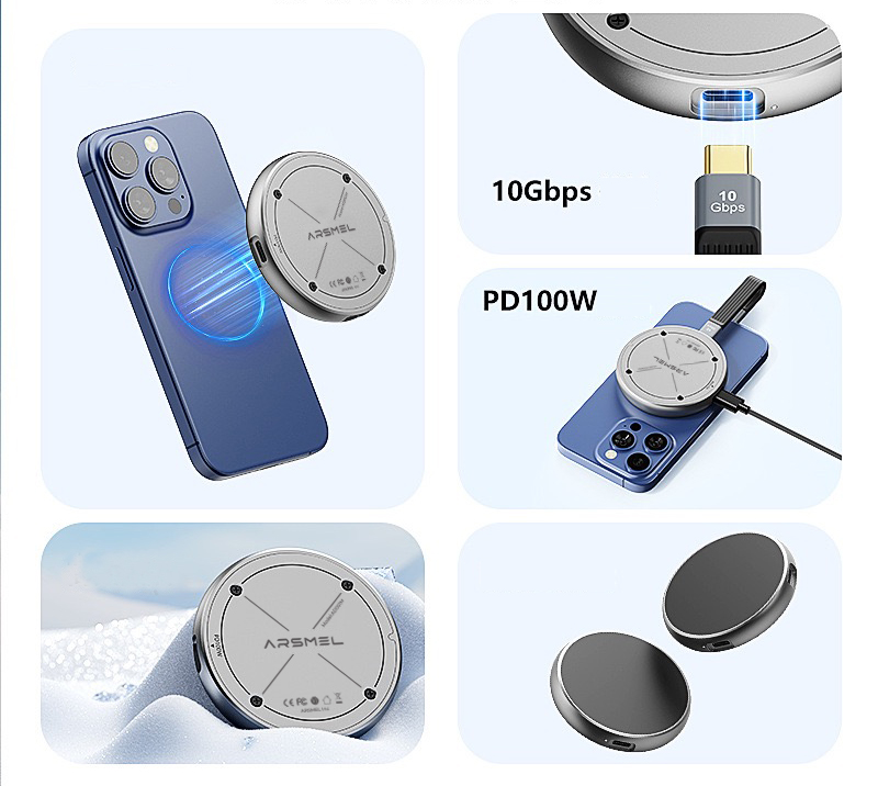 ARSMEL Depart Magnetic Portable SSD 4TB