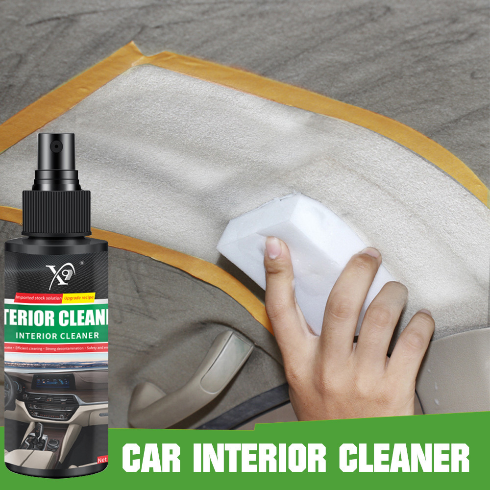 Car interior cleaning spray - Dashboard seat cleaning spray, Door panel and ceiling cleaning