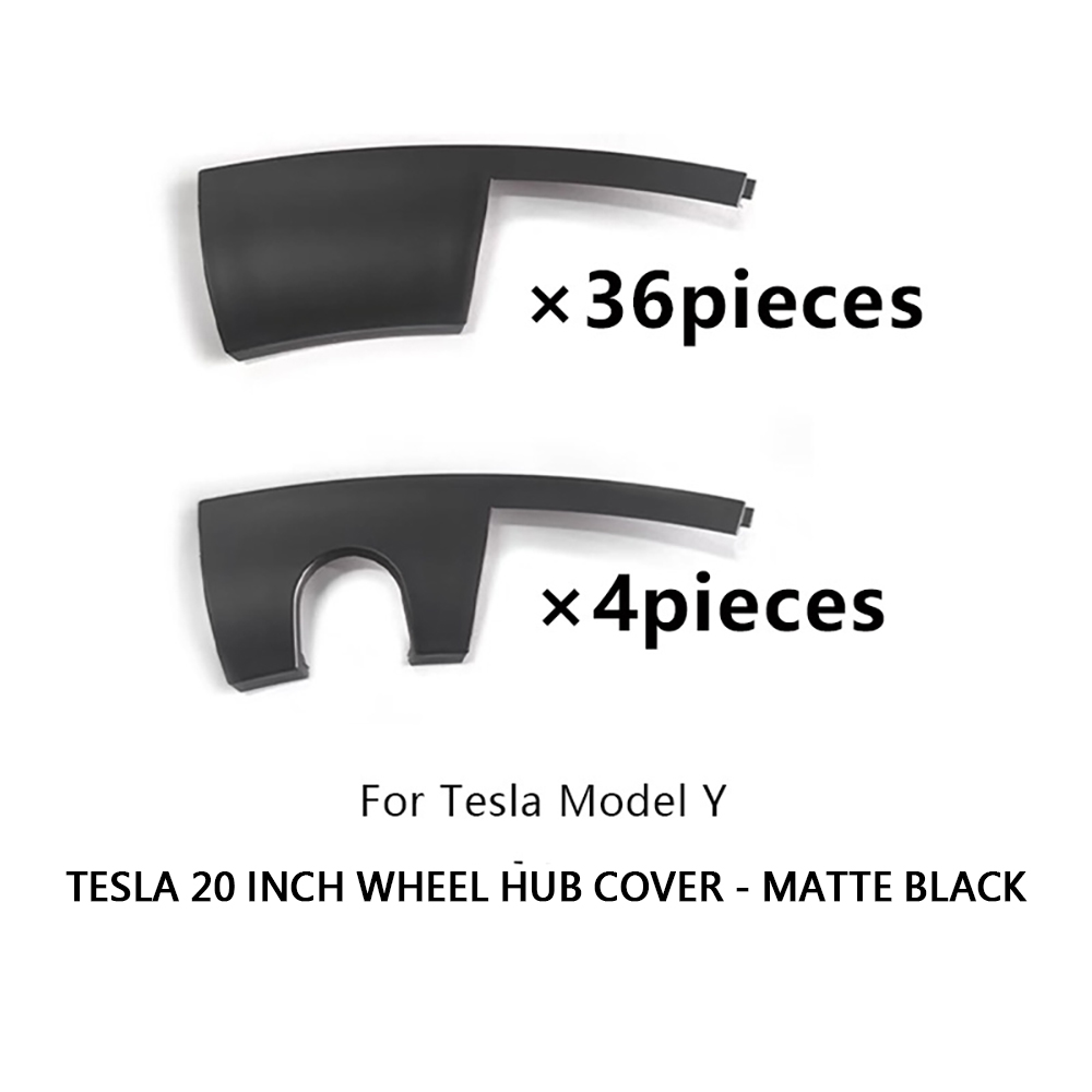 20" Precision-Fit Wheel Rim Protector Segmented Snap-On Installation Decorative Cover For Tesla Model Y