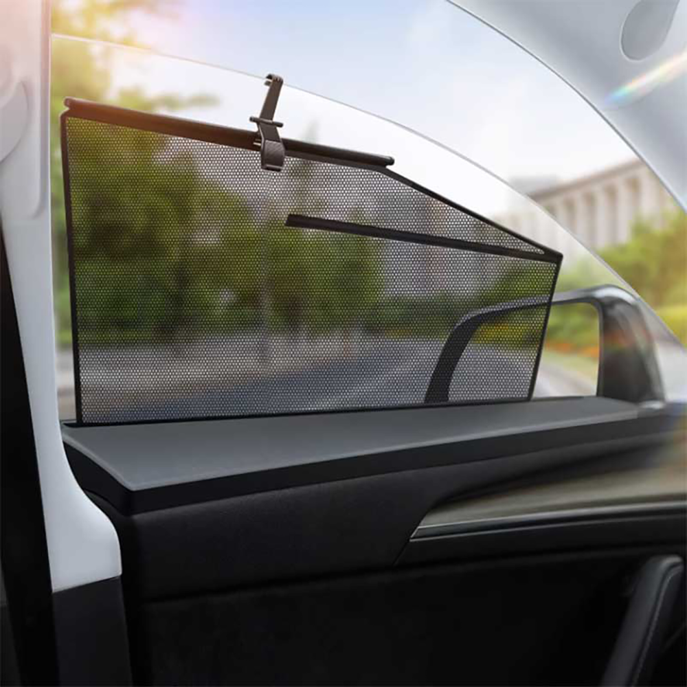 2023 Tesla Model Y Ventilated Side Window Sunshade Kit: Sunscreen Net for Enhanced Sun Protection
