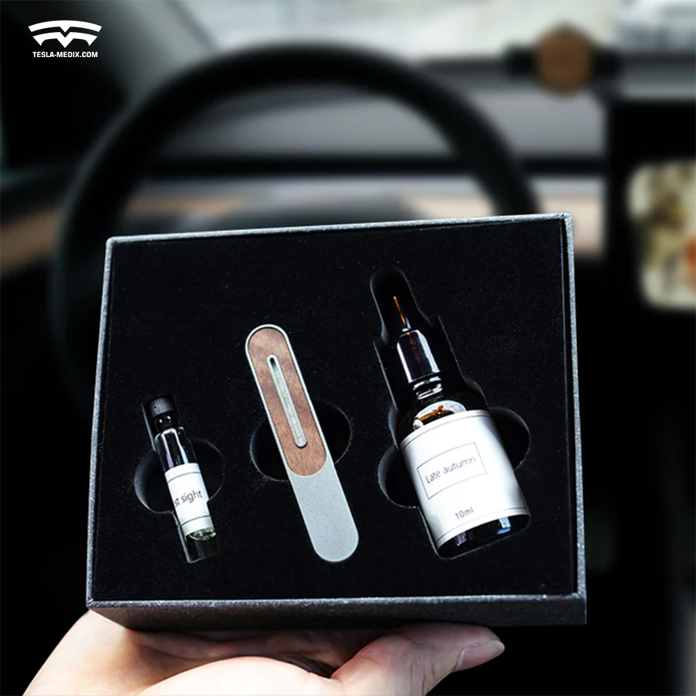 Model 3/Y Alloy & Wooden Air FreshenerTeslaMedix