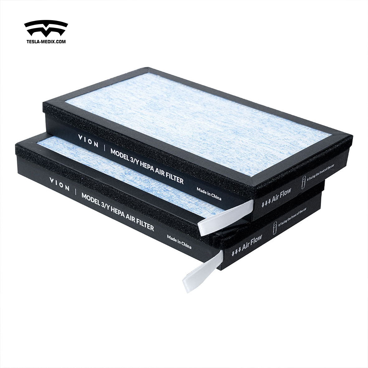 Model 3/Y HEPA N98 Activated Charcoal Air FiltersTeslaMedix