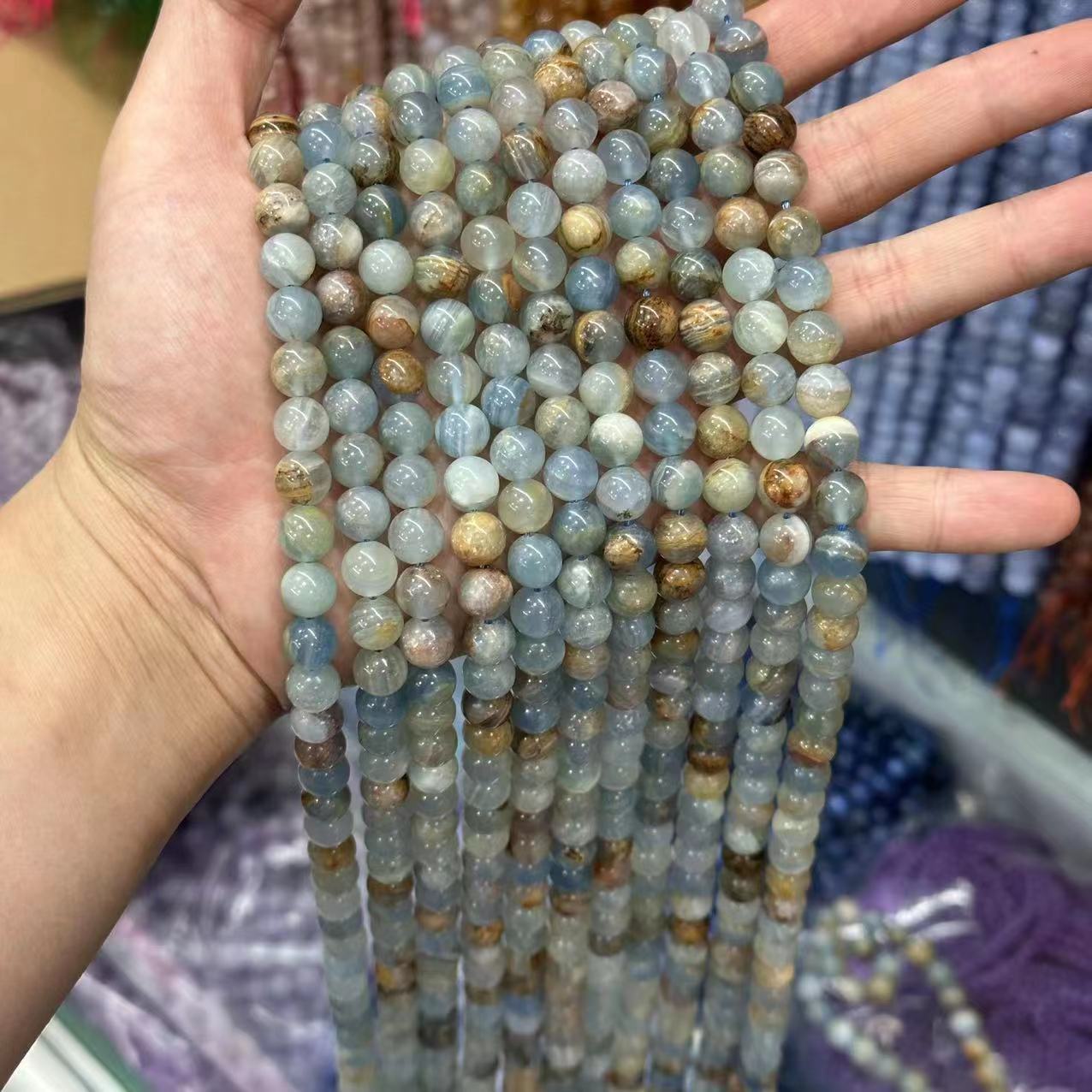 Blue Onyx beads