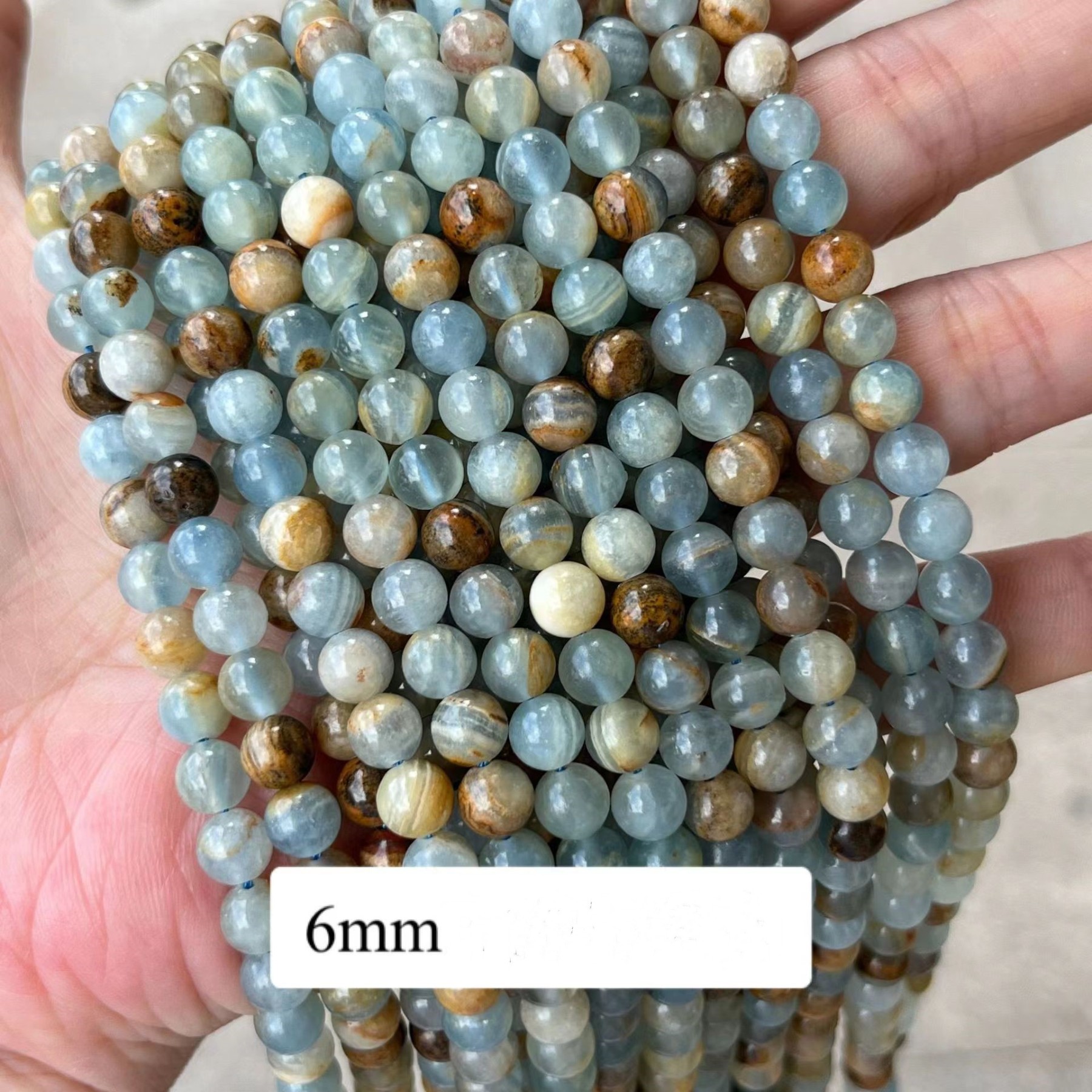 Blue Onyx beads