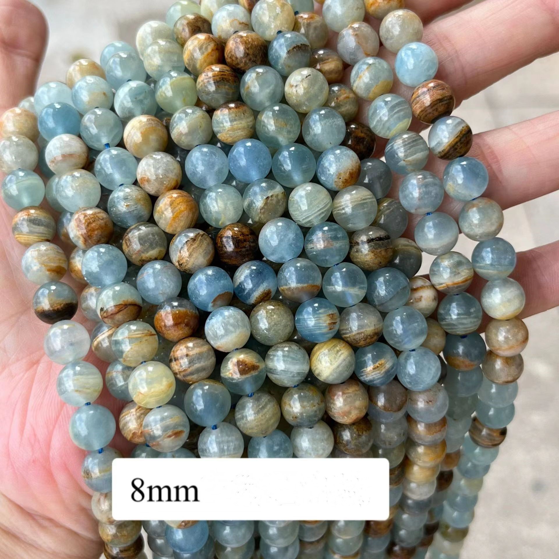 Blue Onyx beads