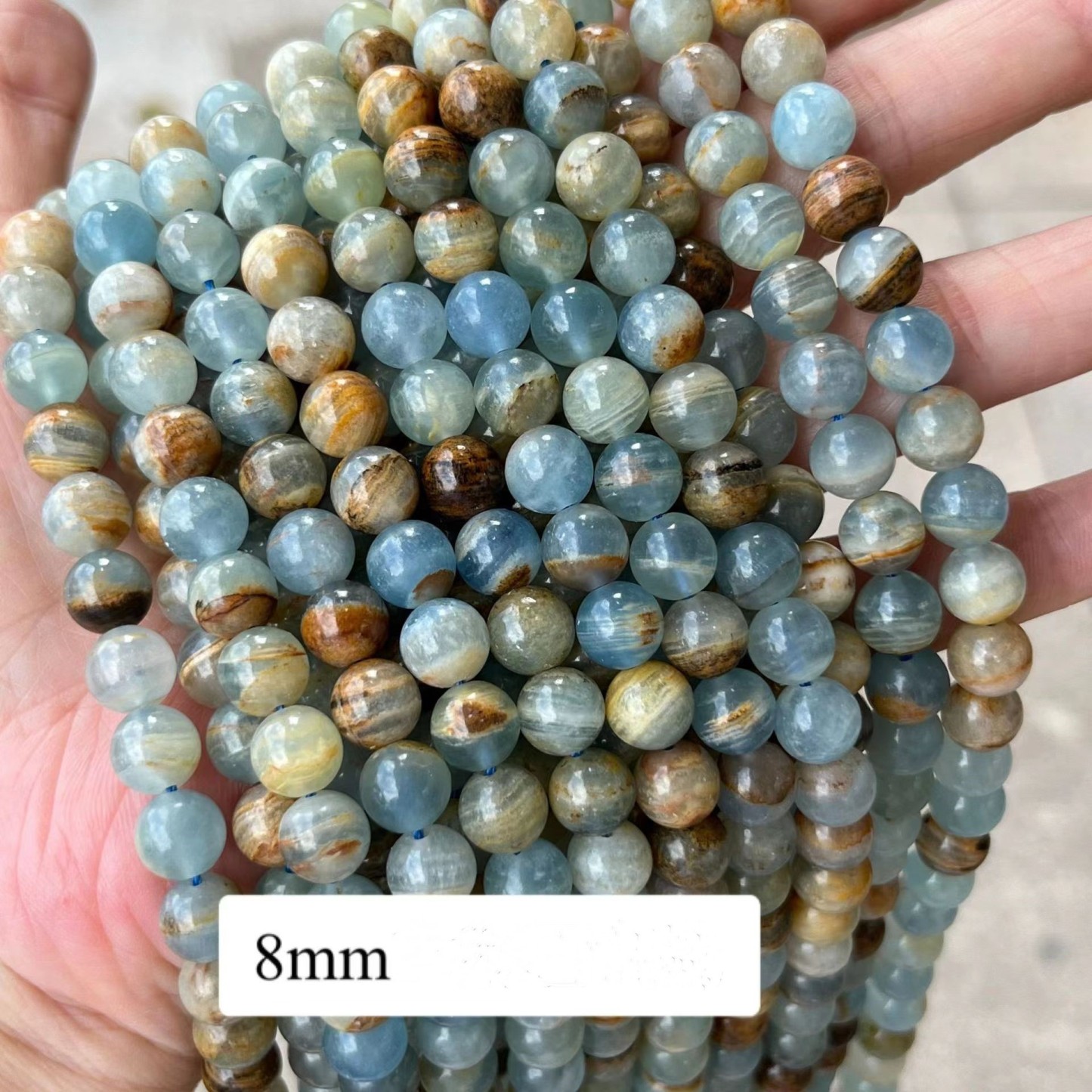 Blue Onyx beads