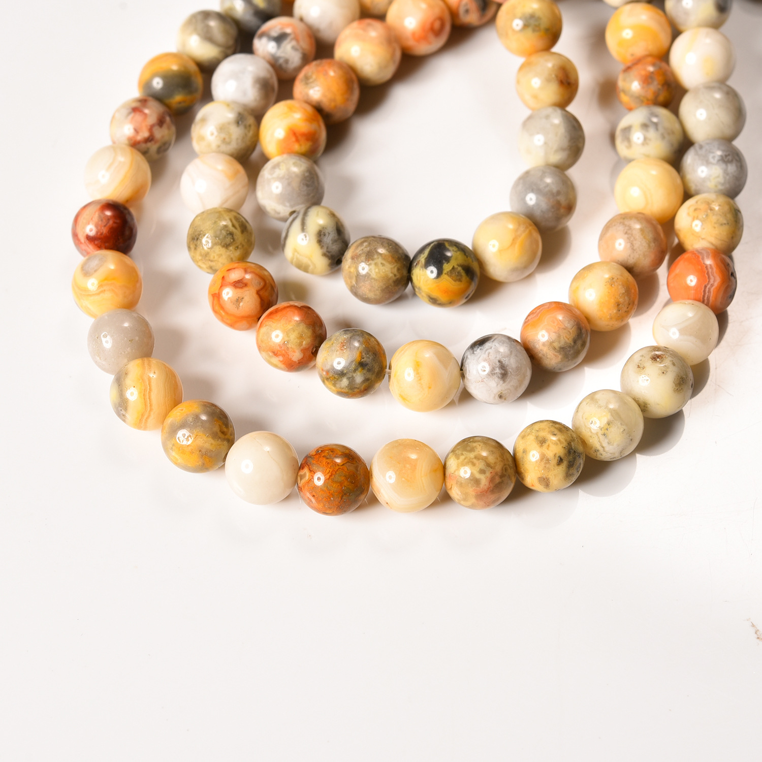 Crazy agate beads natural stone