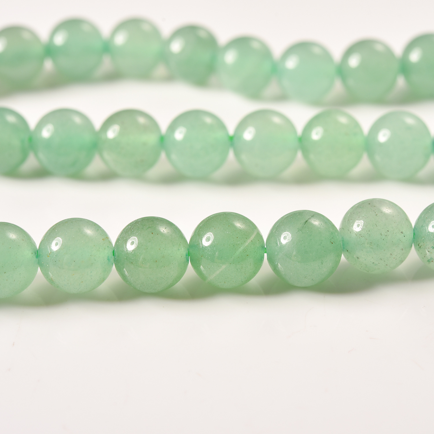 Green aventurine beads natural stone diy beads string