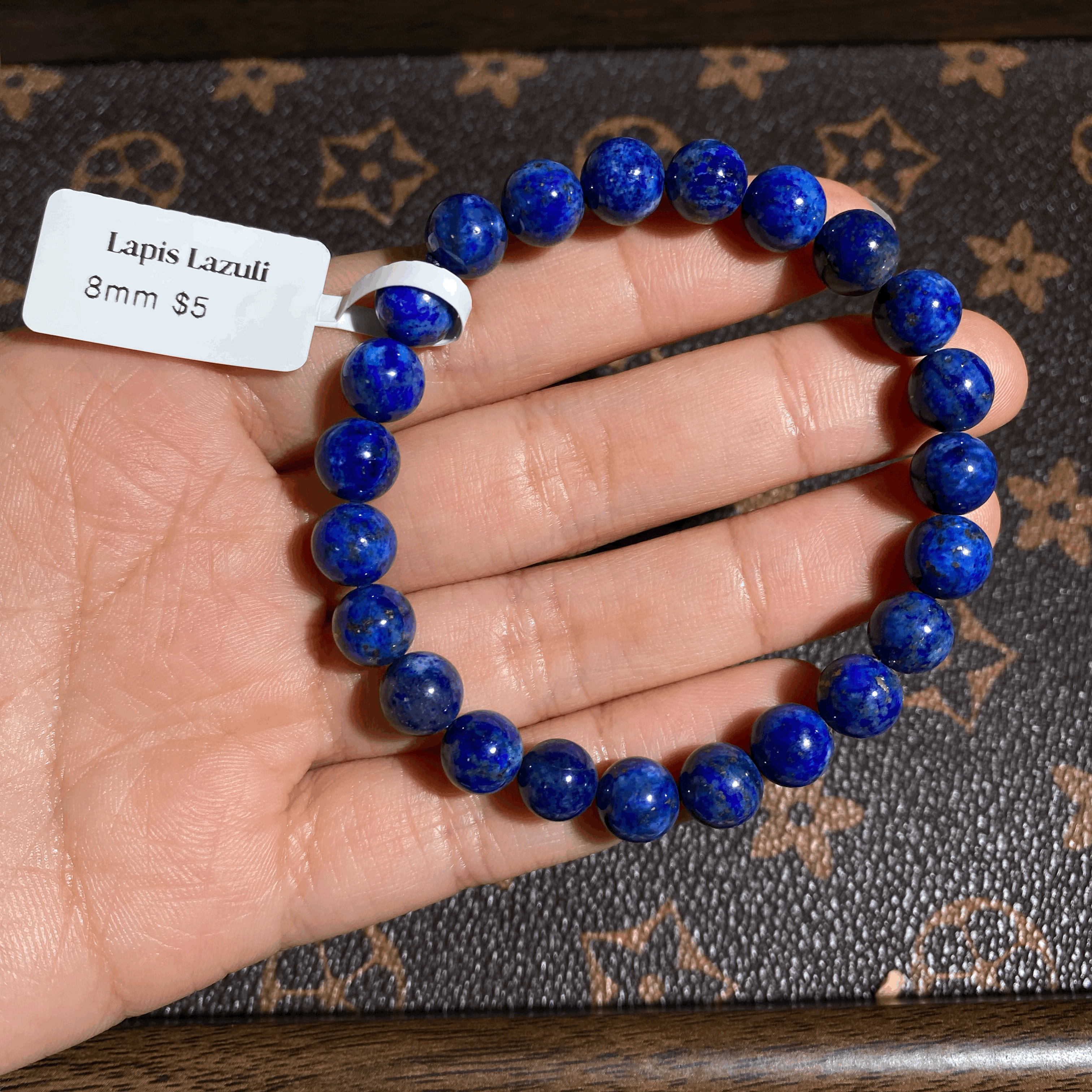 Lapis lazuli bracelet 8mm $5