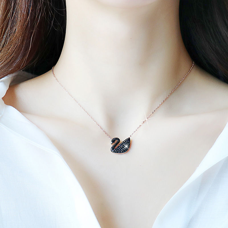 🔥Labutí křišťálový náhrdelník Swarovski, limitováno na 89 sad