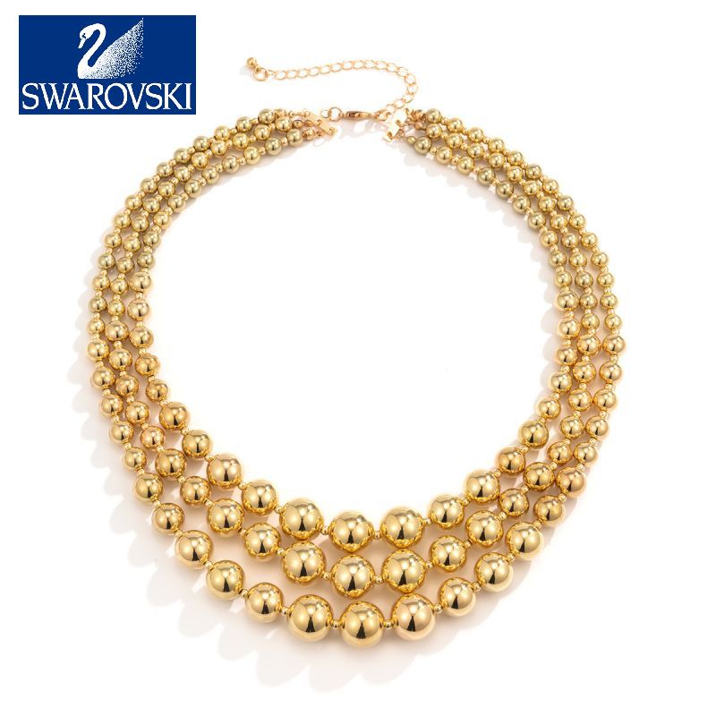 🔥 Vintage geometrický náhrdelník s korálky Swarovski, limitovaná edice výročí