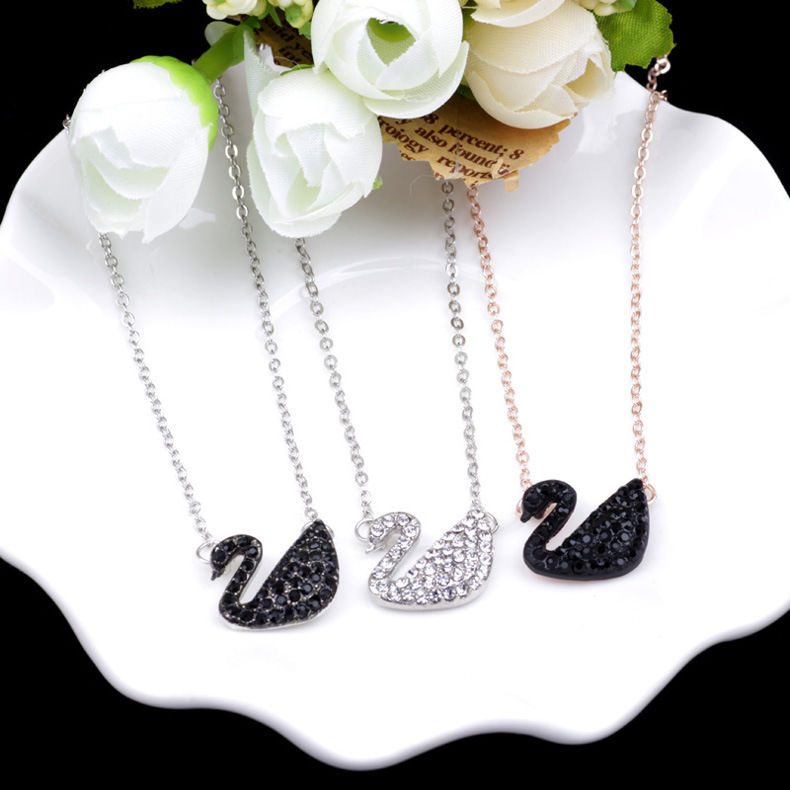 🔥Labutí křišťálový náhrdelník Swarovski, limitováno na 89 sad