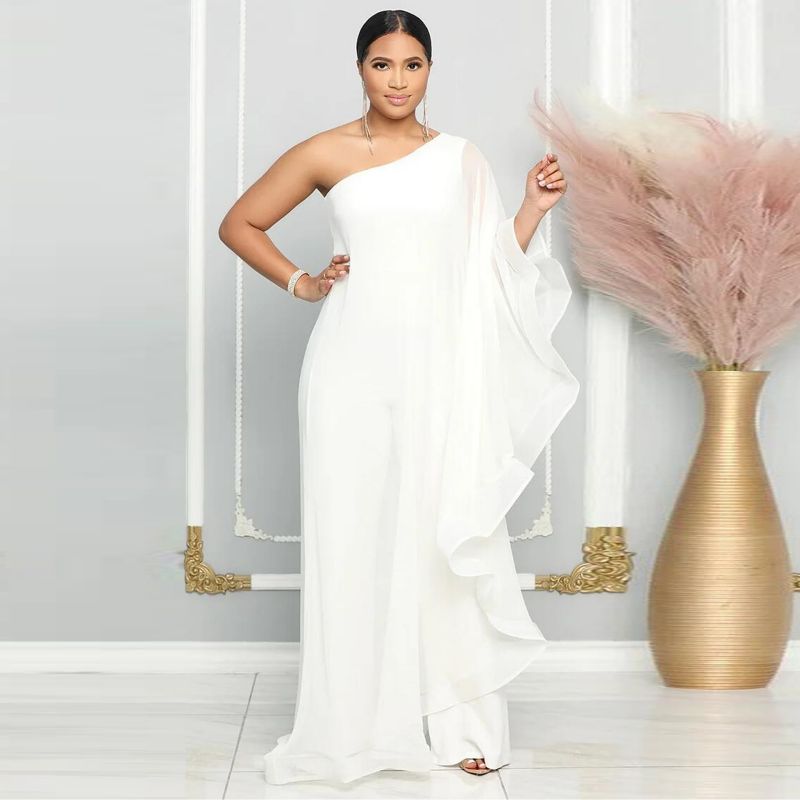 🛒🥻Ležérní každodenní elegantní patchwork jednobarevný obyčejný overal na jedno rameno✨