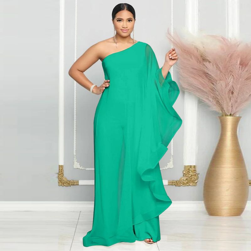 🛒🥻Ležérní každodenní elegantní patchwork jednobarevný obyčejný overal na jedno rameno✨